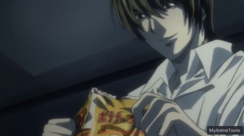 Light Yagami Potato Chip and Eat it Death Note