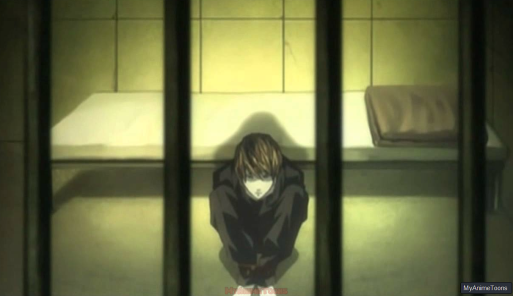 Light Yagami in Jail Confessing he was Kira