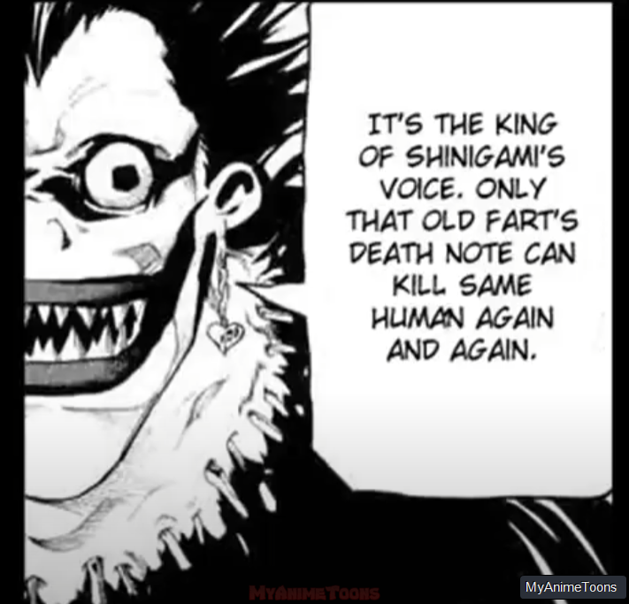 Ryuk Mentioning King Of Death Old Man Fart Death Note